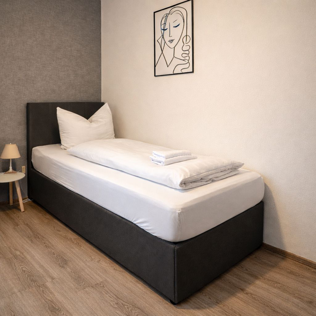Ein Einpersonen Boxspringbett